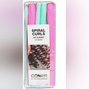 Conair Curls Spiral Rollers - 12 Pack- NIB